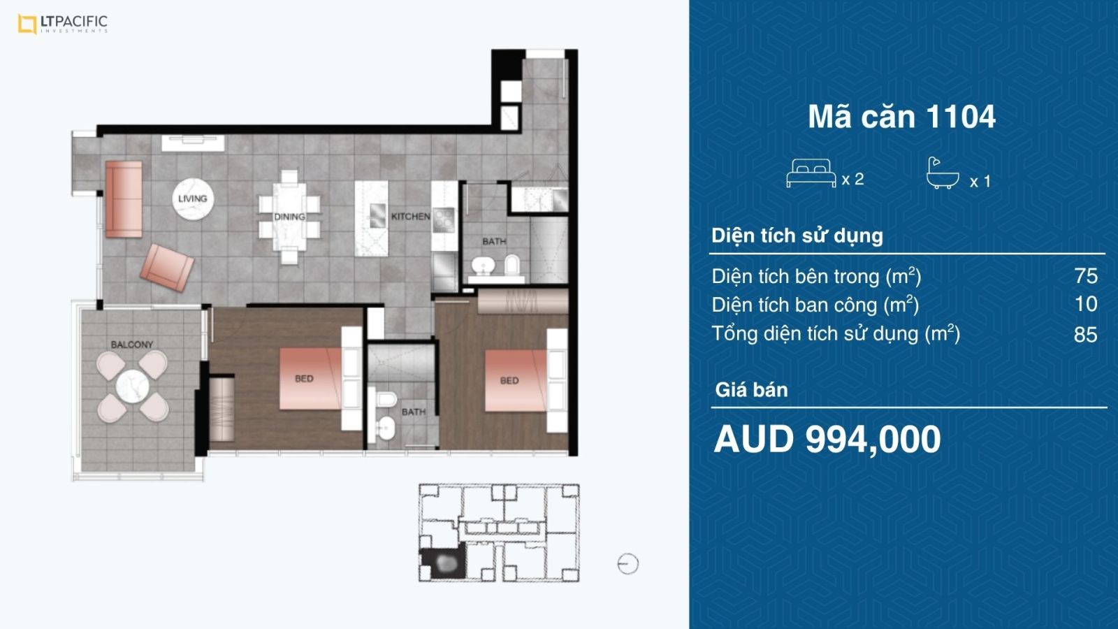 MẶT BẰNG CĂN HỘ