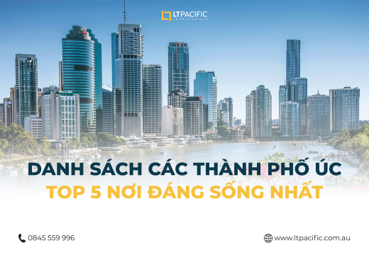 Danh sách các thành phố Úc - Top 5 nơi đáng sống nhất